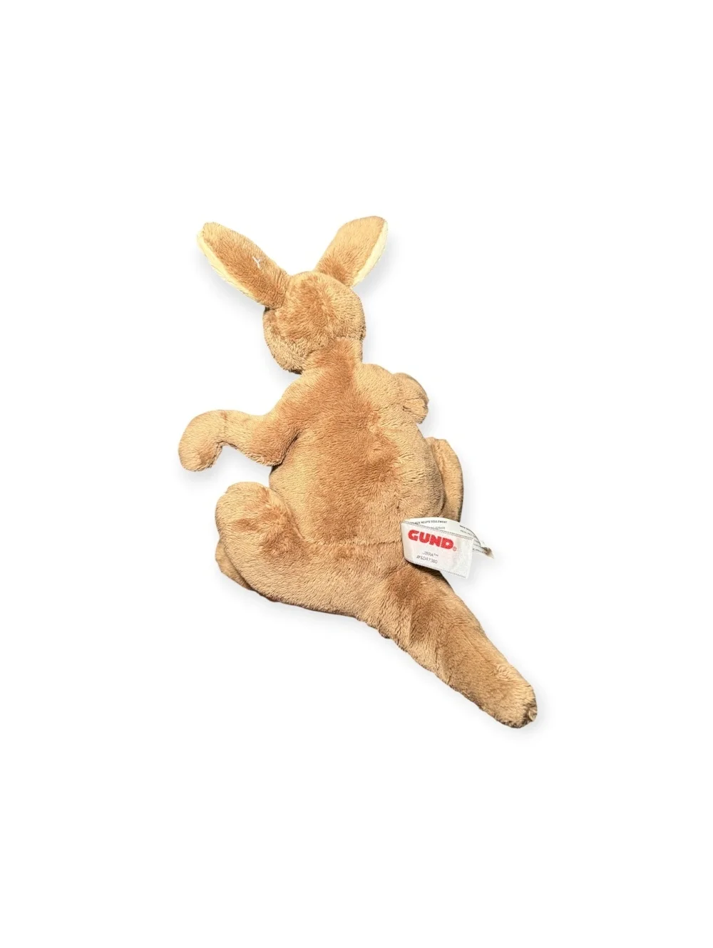 GUND Jirra Mother and Joey Kangroos Plushie Stuffed Animal Plushy Tan EUC